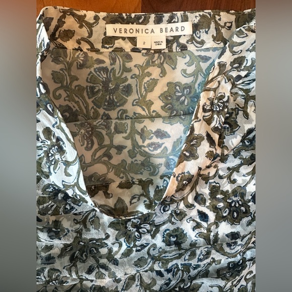 NWOT Veronica Beard Taras Mini Skirt in Off-White Multi; Size 2 - Picture 9 of 10
